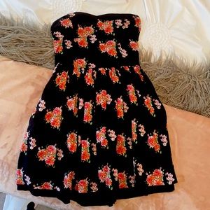 Tropical print dress